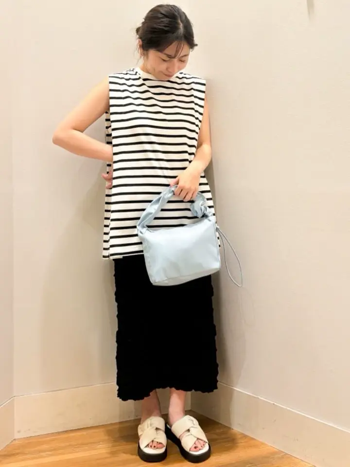 ボクシーノースリーブチュニック/earth music&ecology（アース