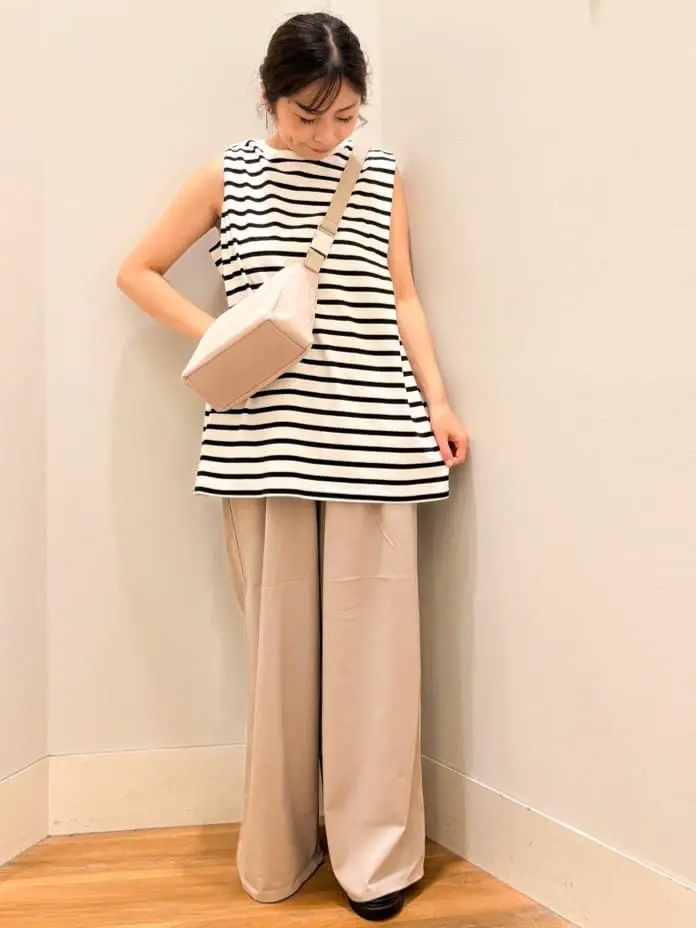 ボクシーノースリーブチュニック/earth music&ecology（アース