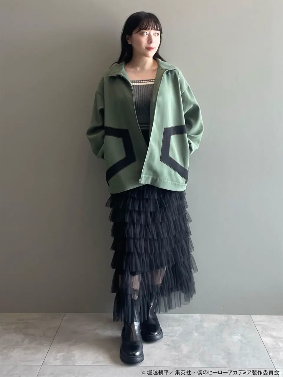 僕のヒーローアカデミア＞緑谷出久 イメージ ブルゾン/earth