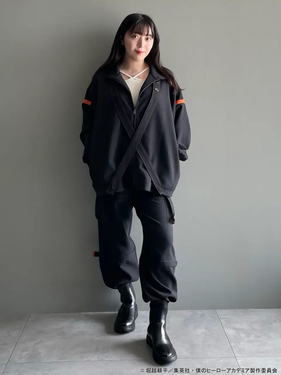 earth music&ecology ヒロアカ 爆豪勝己 ブルゾンM 新品 earth music&ecology｜<僕のヒーローアカデミア>爆豪勝己 イメージ