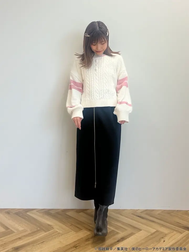 僕のヒーローアカデミア＞麗日お茶子 イメージ ニットプルーバー/earth 