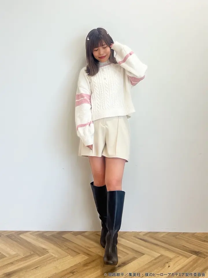 僕のヒーローアカデミア＞麗日お茶子 イメージ ニットプルーバー/earth 