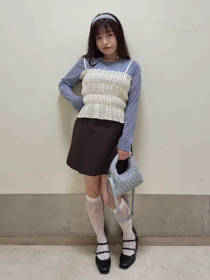 フロントタックミニスカート/earth music&ecology（アース