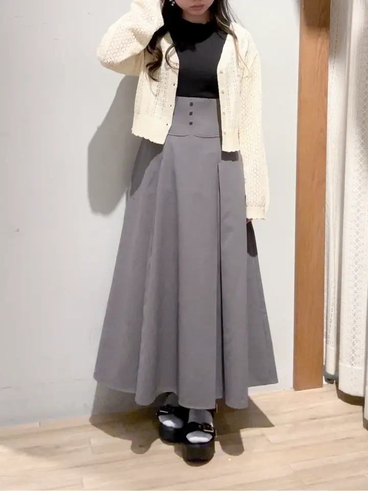 フロントボタンドッキングワンピース/earth music&ecology（アース