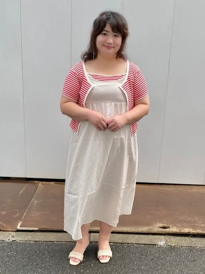 バックリボンキャミワンピース/earth music&ecology（アース