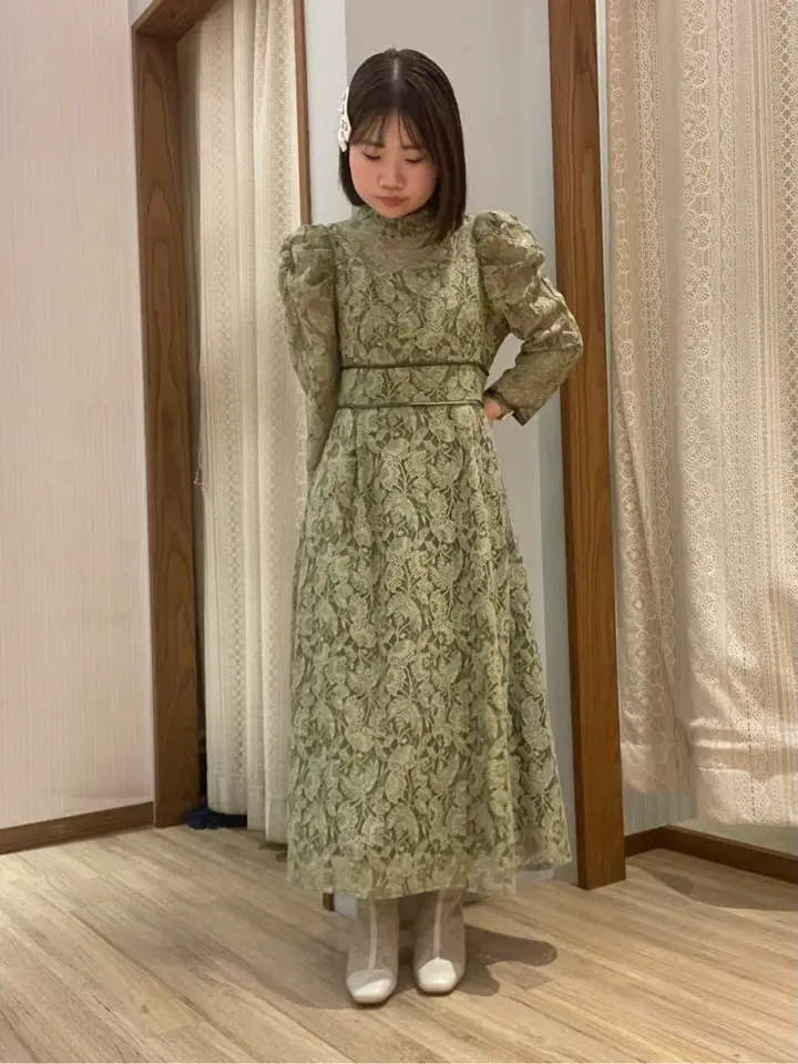 総レースワンピース/earth music&ecology（アース ミュージック  