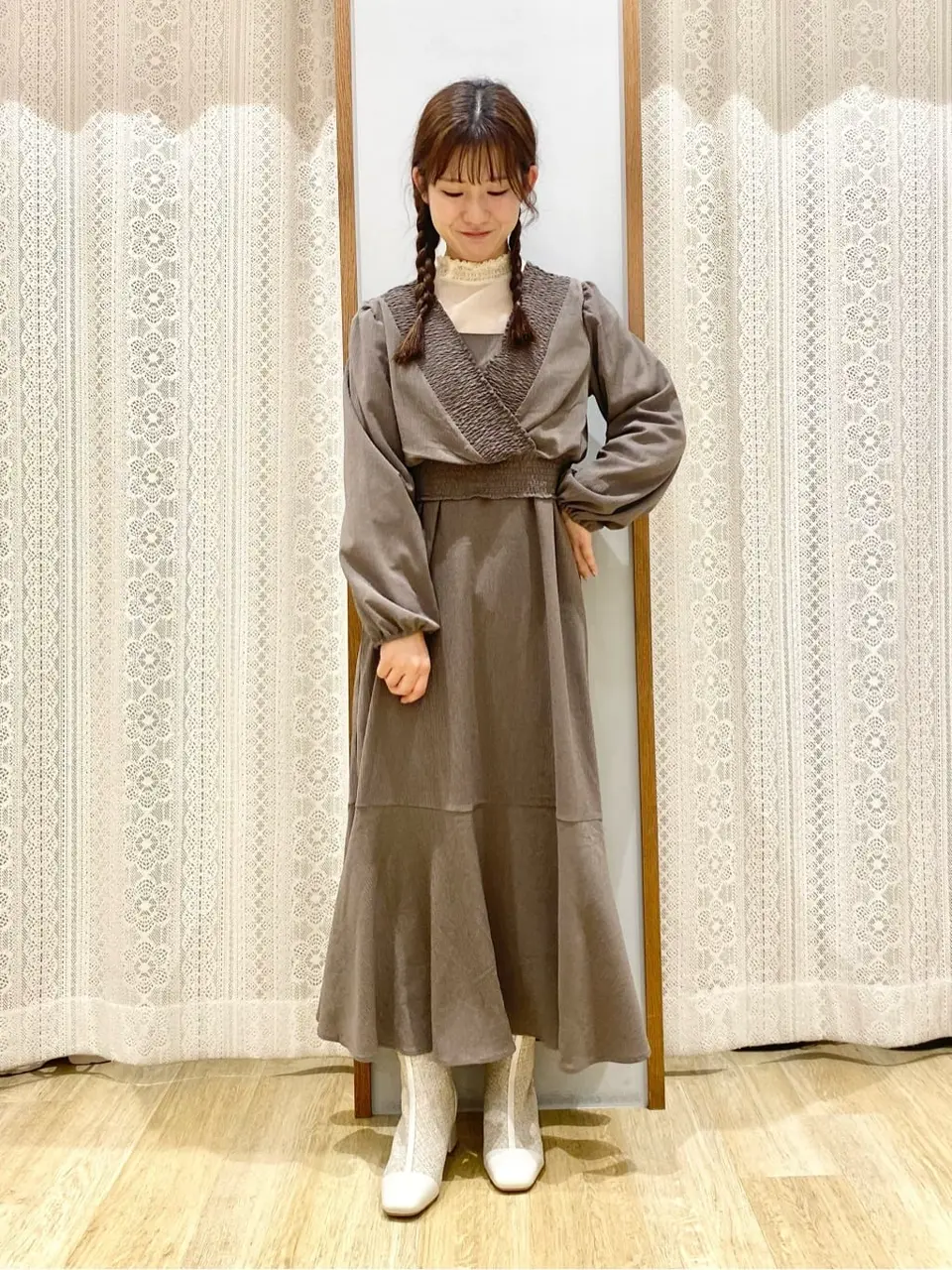 SET2点カシュクールプルオーバー+キャミワンピース/earth