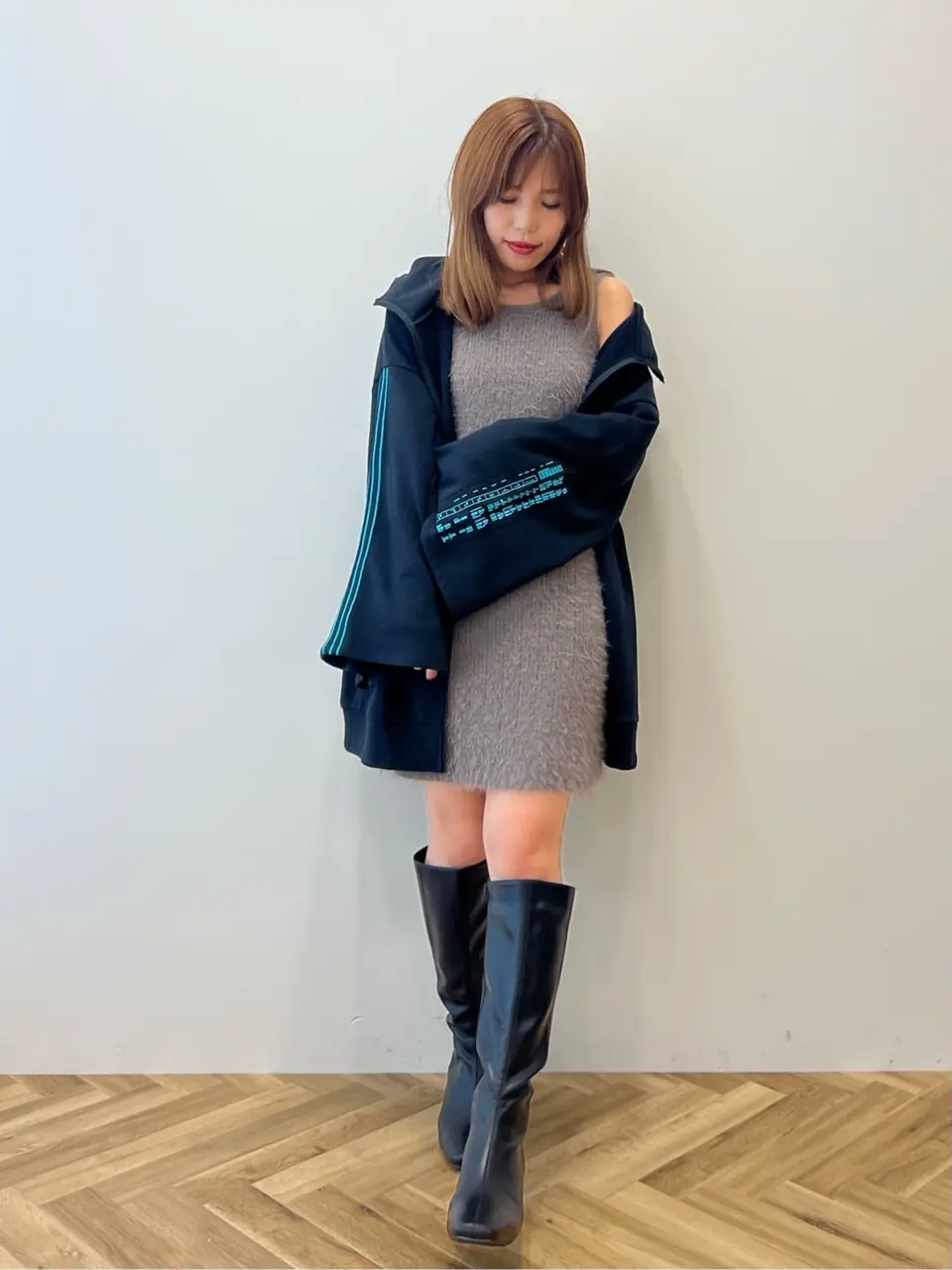 初音ミク ロングパーカー/earth music&ecology（アース ミュージック