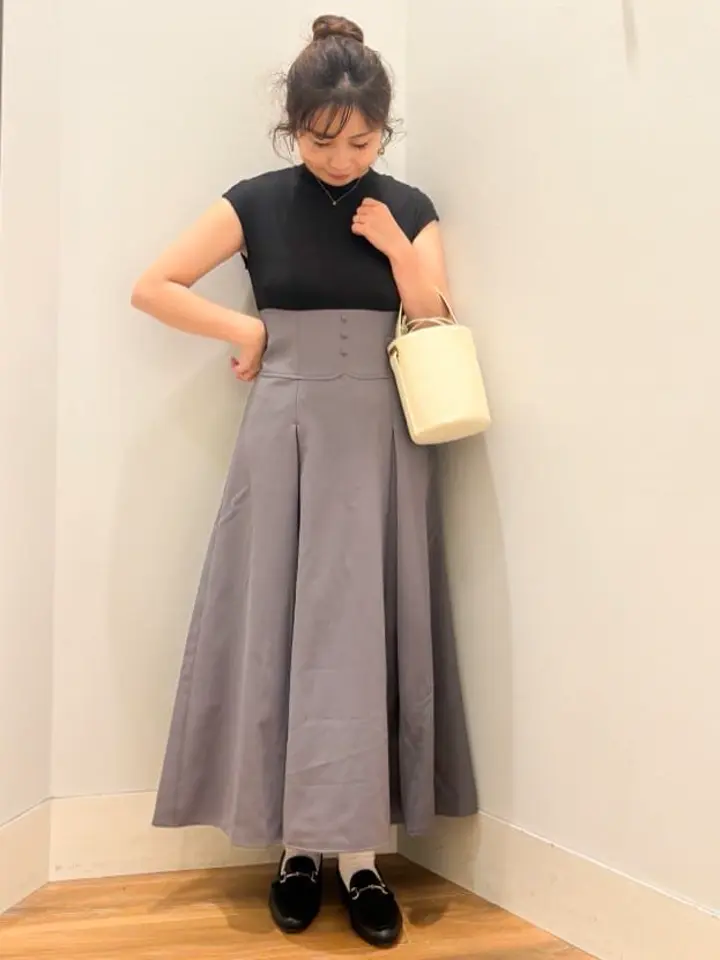 フロントボタンドッキングワンピース/earth music&ecology（アース