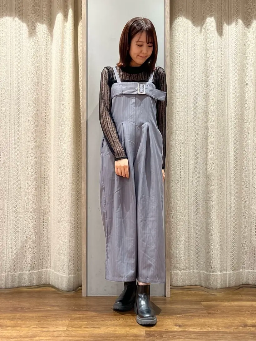 ≪USED≫ベルトベアサロペット/earth music&ecology（アース