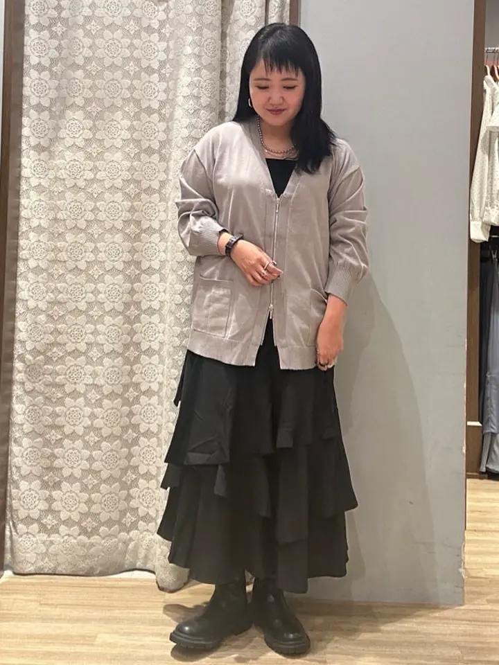 Zipルーズカーディガン/earth music&ecology（アース ミュージック