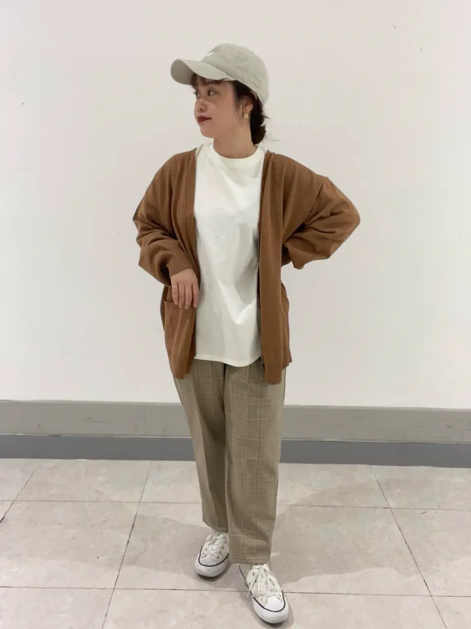 Zipルーズカーディガン/earth music&ecology（アース ミュージック