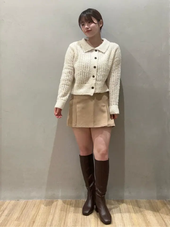 フロントタックミニスカート/earth music&ecology（アース