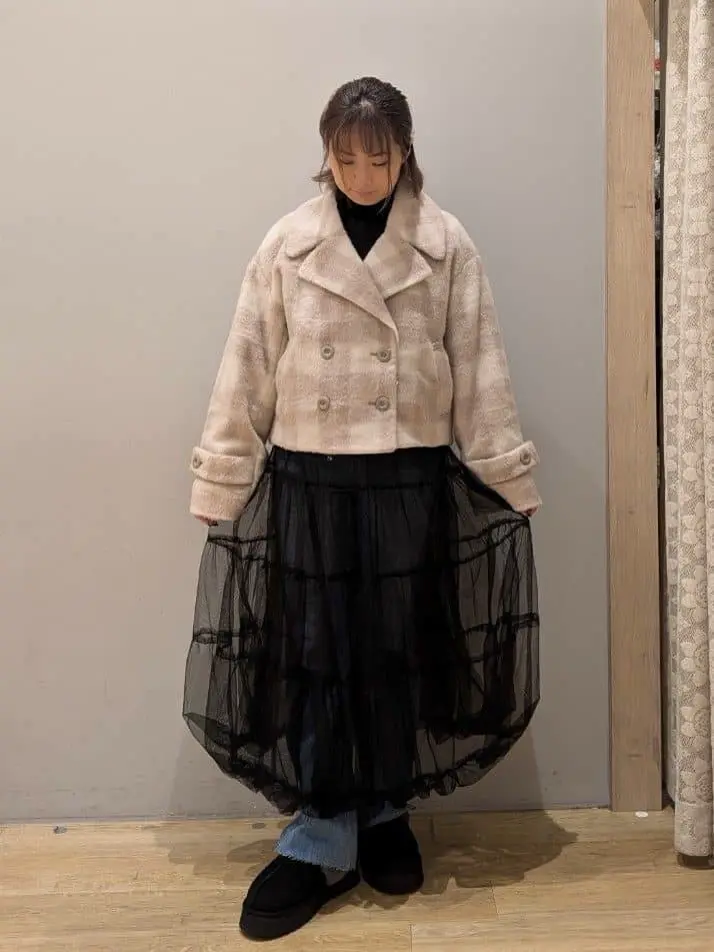 チュールバルーンスカート/earth music&ecology（アース ミュージック