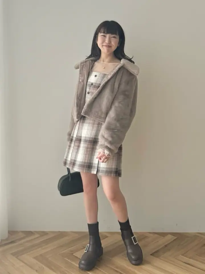 しみたか　　☆フレームワーク☆ エコファーブルゾン ファーブルゾン/earth music&ecology（アース ミュージック