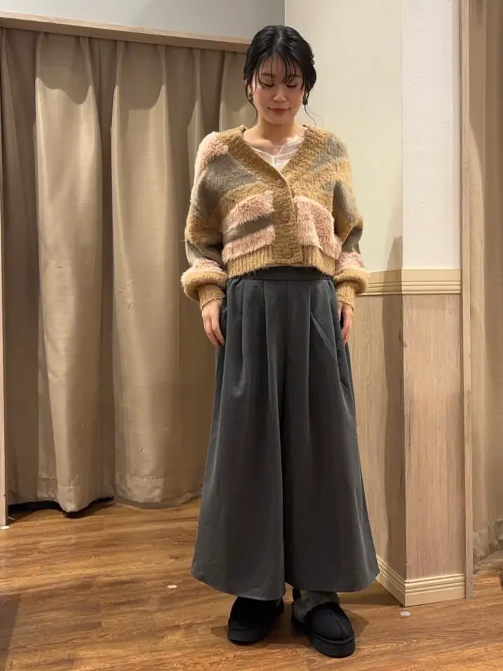 選べる丈裏起毛スカーチョ/earth music&ecology（アース ミュージック