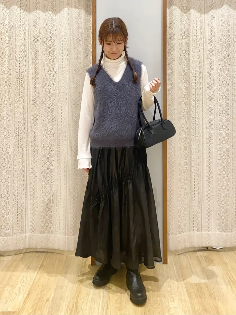 シアードッキングタートルプルオーバー/earth music&ecology（アース