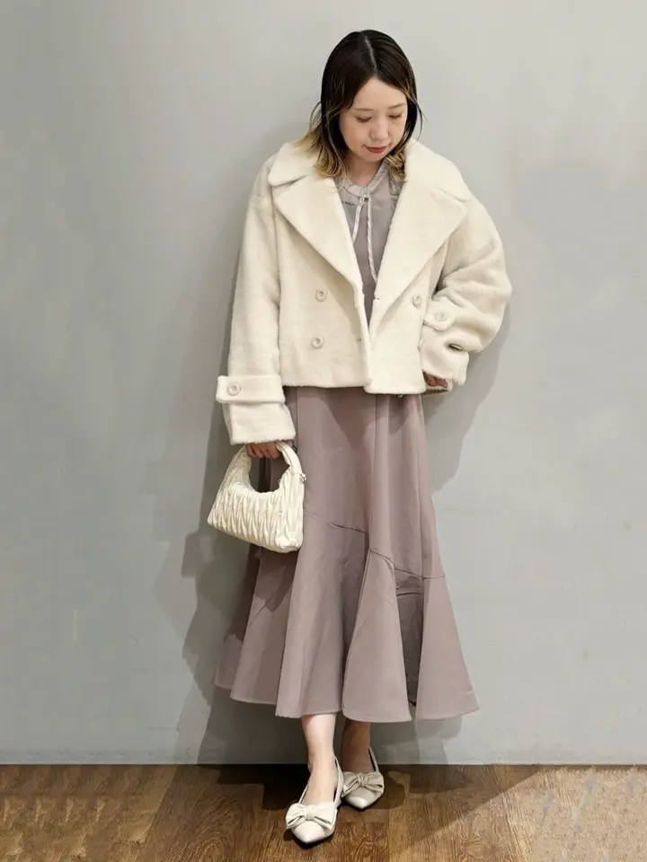 シャギーショートコート/earth music&ecology（アース ミュージック