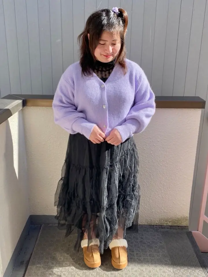 本物 美品 エルメス セリエボタン ストライプ カーディガン 36 紫 白 24042504_4.jpg