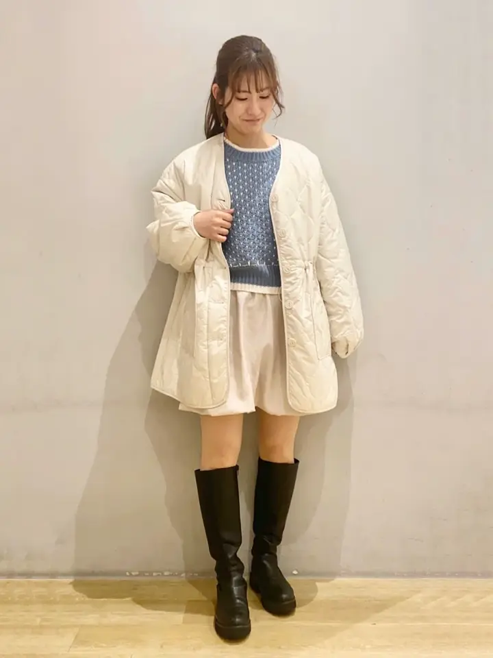 キルティングハーフコート/earth music&ecology（アース ミュージック