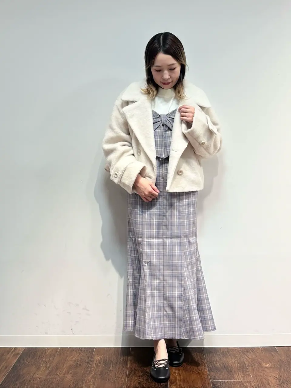 シャギーショートコート/earth music&ecology（アース ミュージック