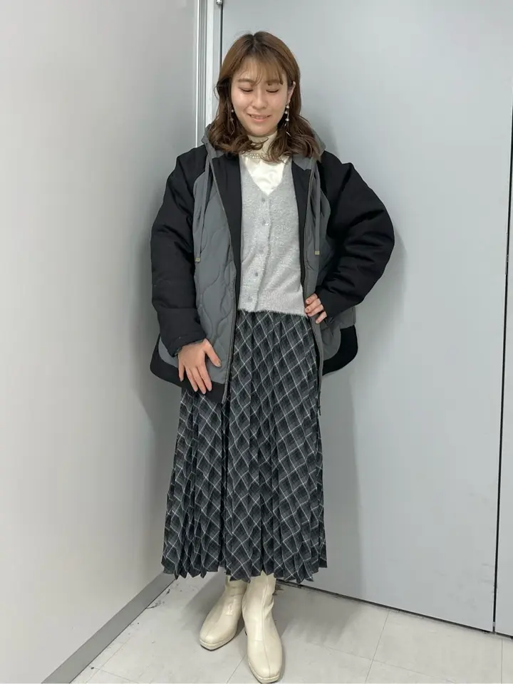 ミニラメシャギーカーディガン/earth music&ecology（アース