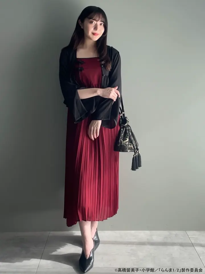 らんま1/2」 チャイナ巾着ショルダーバッグ/earth music&ecology