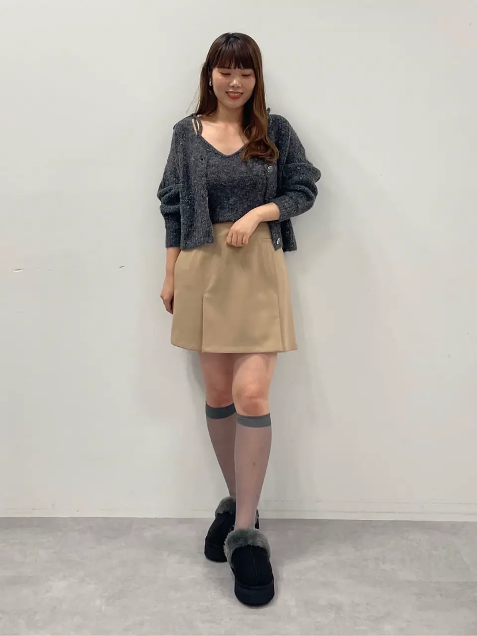 フロントタックミニスカート/earth music&ecology（アース