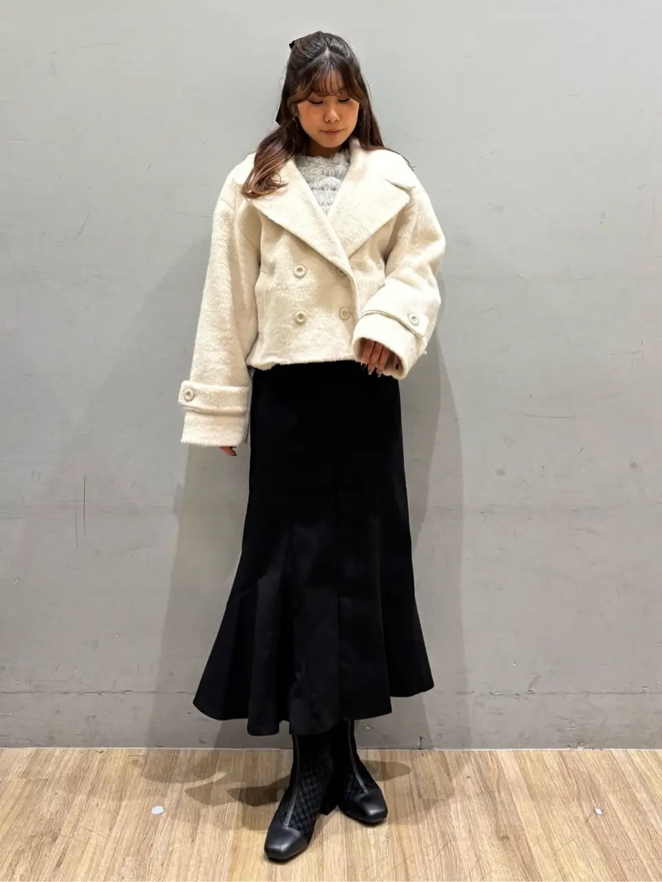 シャギーショートコート/earth music&ecology（アース ミュージック