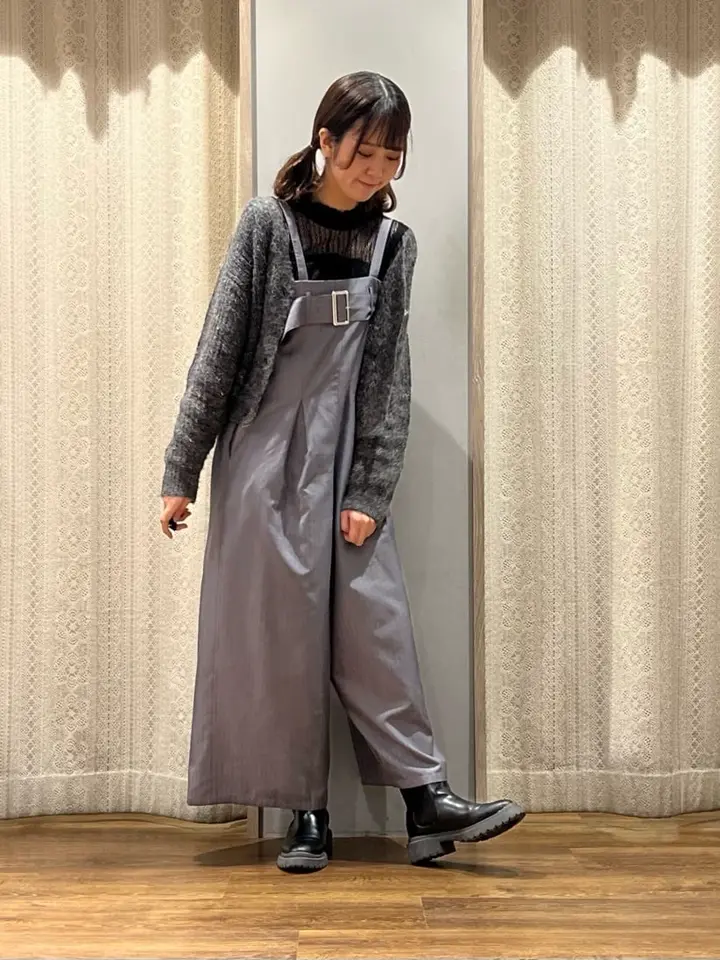 ≪USED≫ベルトベアサロペット/earth music&ecology（アース