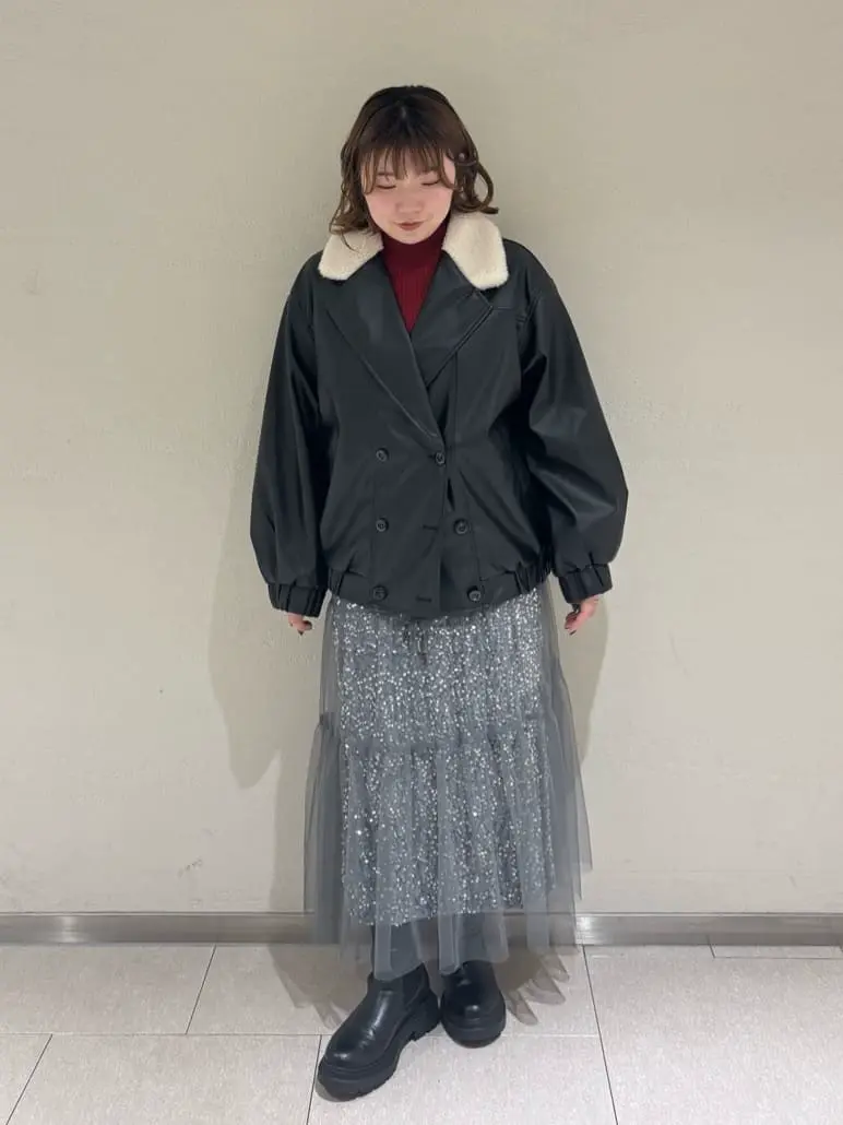 マルチウェイスパンコールスカート/earth music&ecology（アース