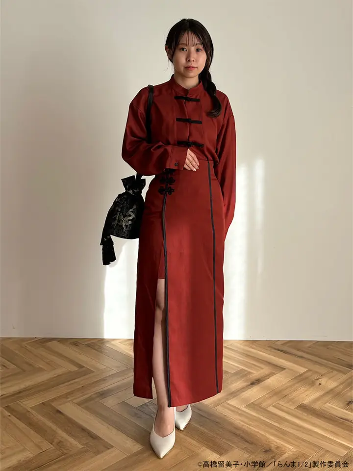 らんま1/2」 チャイナ巾着ショルダーバッグ/earth music&ecology