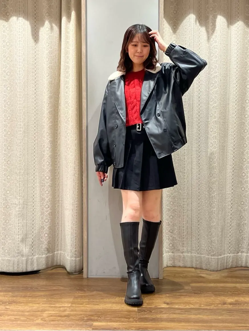 ケーブルニットプルオーバー/earth music&ecology（アース