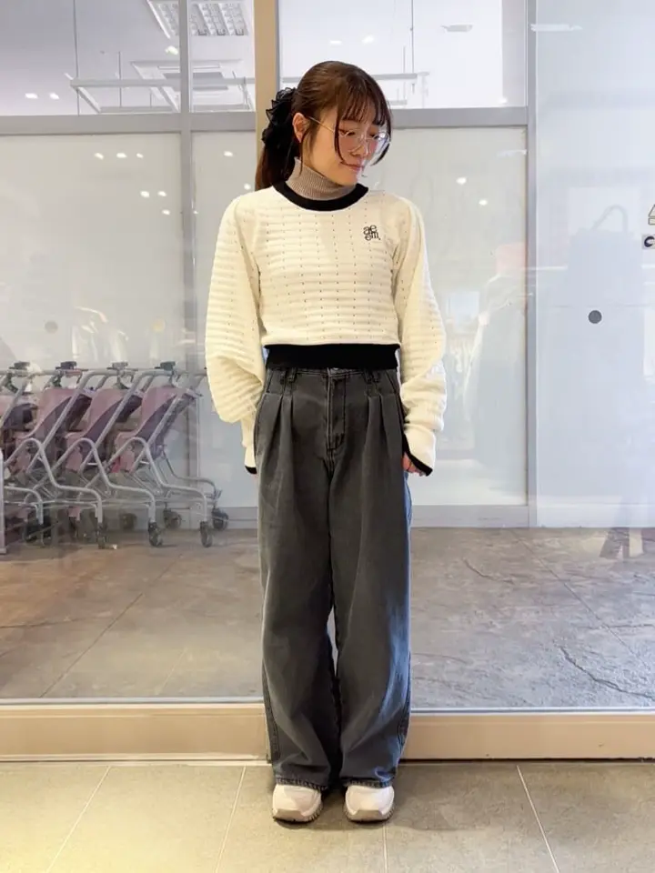 配色バックリボンプルオーバー/earth music&ecology（アース