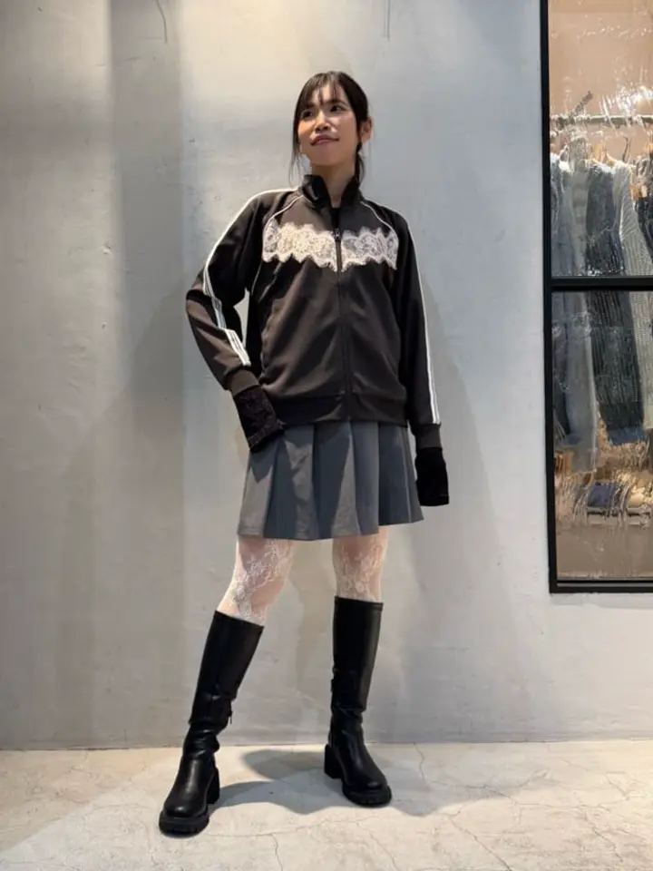 フロントレーストラックジャケット/earth music&ecology（アース