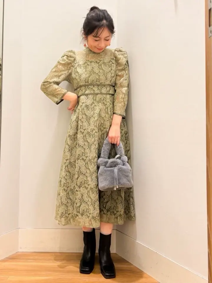 総レースワンピース/earth music&ecology（アース ミュージック