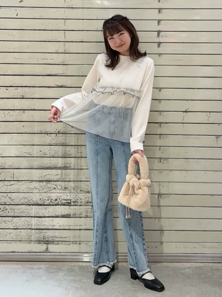 ラメチュールドッキングプルオーバー/earth music&ecology（アース