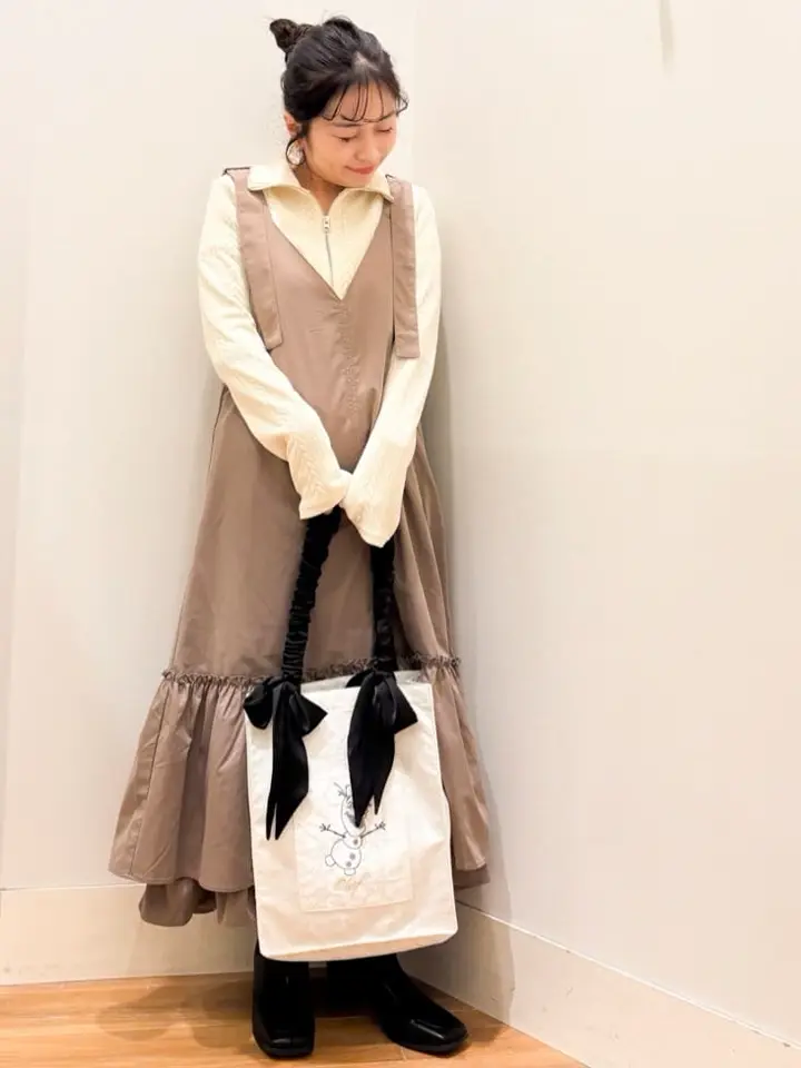 ベロアケーブルZipカーディガン/earth music&ecology（アース