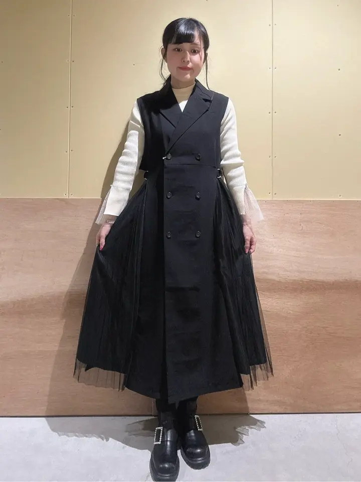 サイドプリーツジレンチ/earth music&ecology（アース ミュージック