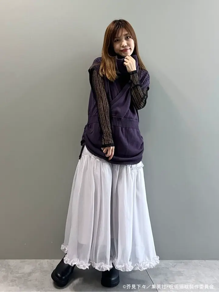 脹相 イメージ ニットベストセット/earth music&ecology（アース