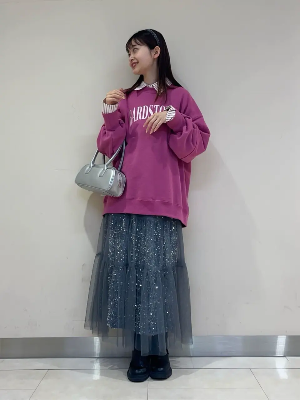 サッカーストライプシャツ/earth music&ecology（アース ミュージック