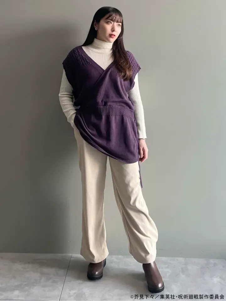 脹相 イメージ ニットベストセット/earth music&ecology（アース