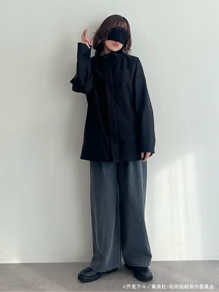 earth music&ecology 呪術廻戦　第２弾 五条悟 五条悟 イメージ ブルゾンセット/earth music&ecology（アース