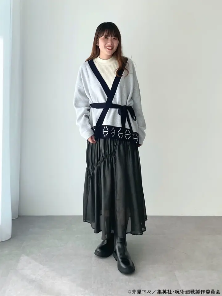 宿儺 イメージ ニットカーディガンセット/earth music&ecology（アース