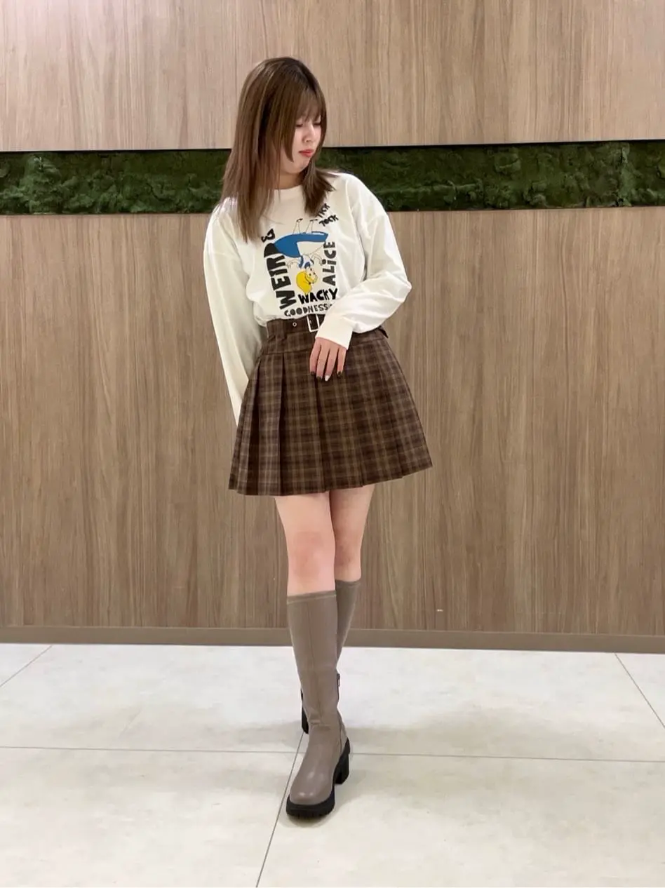 ふしぎの国のアリス/ロゴデザインロンTEE/earth music&ecology（アース