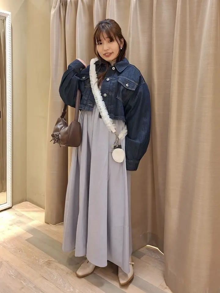 ショートデニムジャケット/earth music&ecology（アース ミュージック