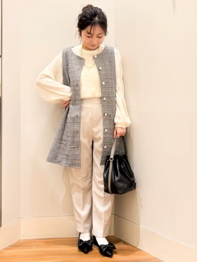 ツイードミニワンピース/earth music&ecology（アース ミュージック