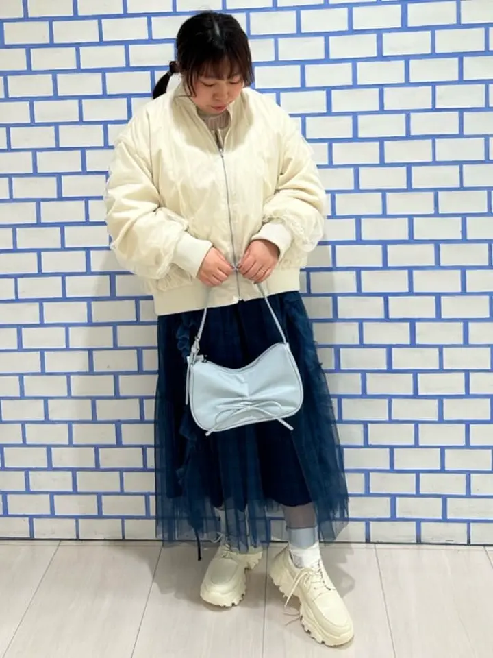 ダブルジップニットカーディガン/earth music&ecology（アース