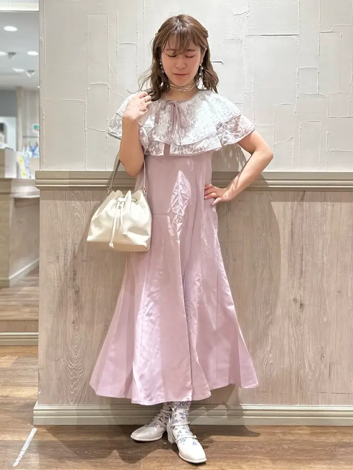 SET2点レースボレロ+キャミワンピース/earth music&ecology（アース