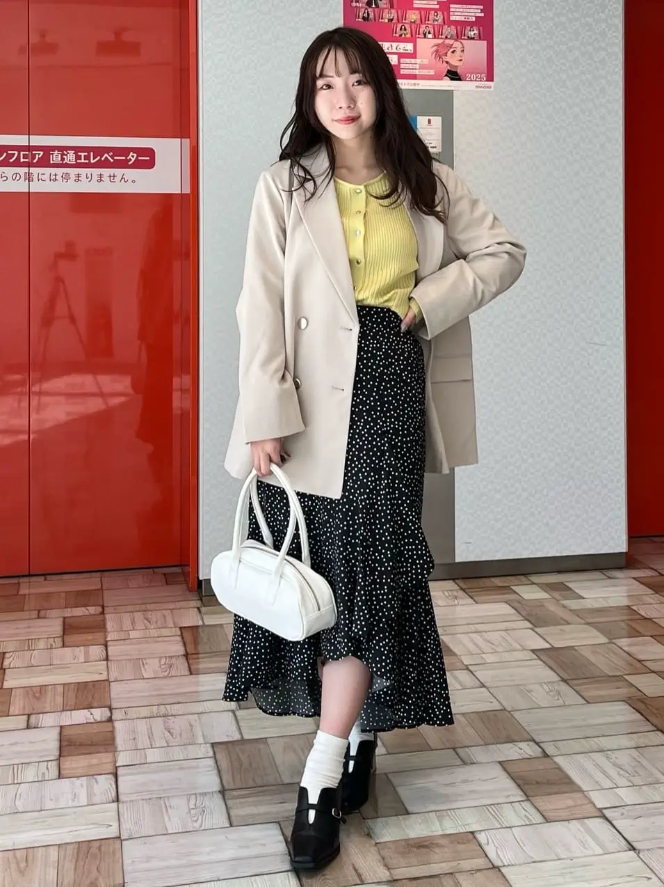 アシメラッフルヘムスカート/earth music&ecology（アース